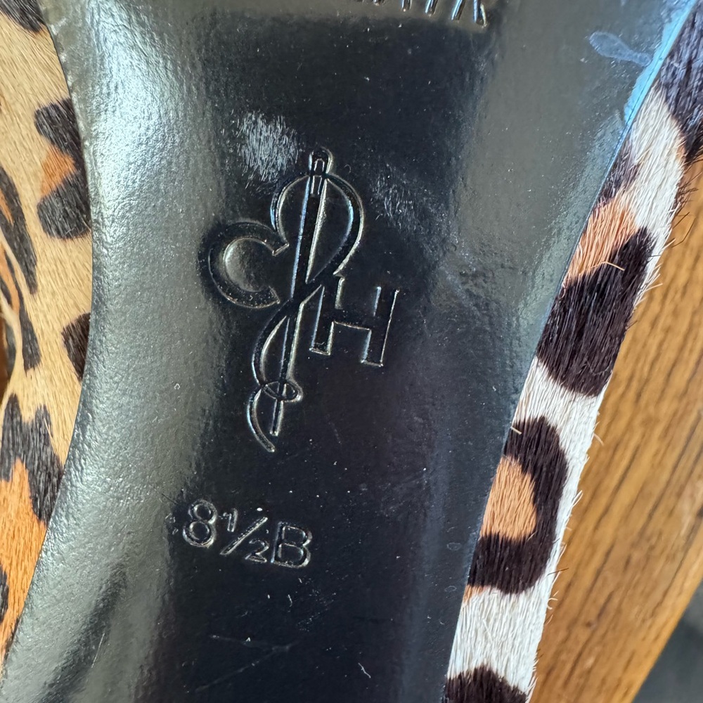Cole Haan Leopard Print Heels - Picture 5 of 6